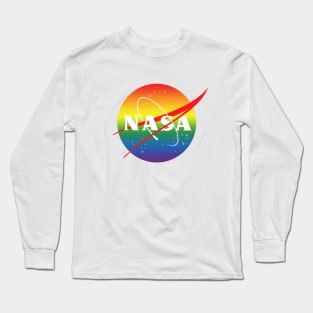 Subtle Gay NASA Long Sleeve T-Shirt